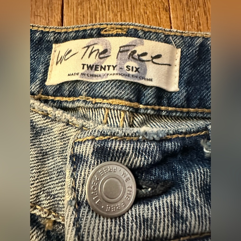 We The Free Patchwork (Free People) Patchwork Flare Jeans - Picture 4 of 16